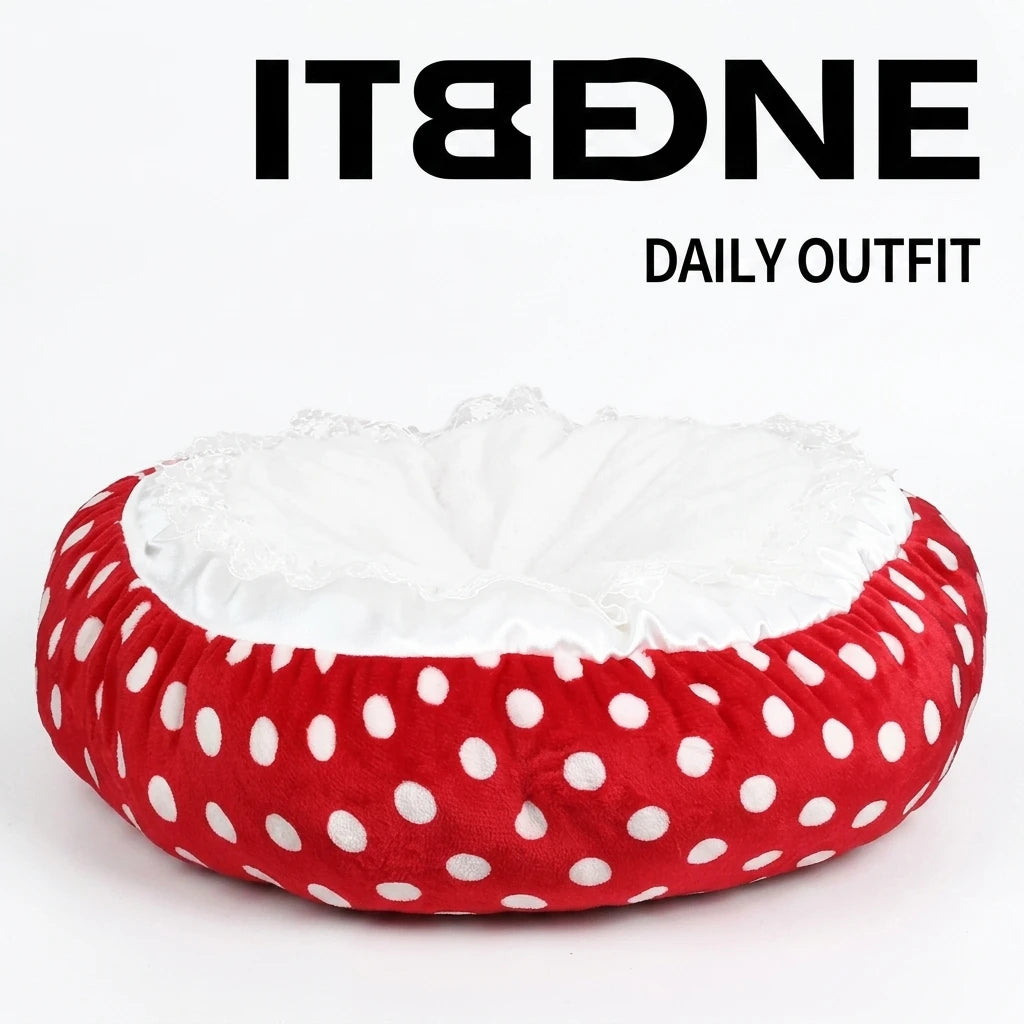 Warm Mushroom Pet Bed